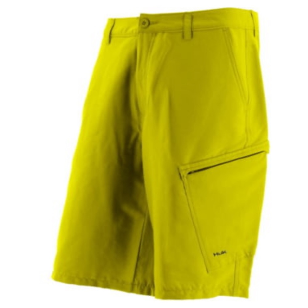 HUK 🦋 Performance Hybrid Shorts•28in waist•Blaze Yellow